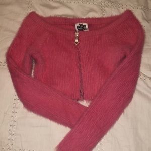 ragged priest fuzzy sweater